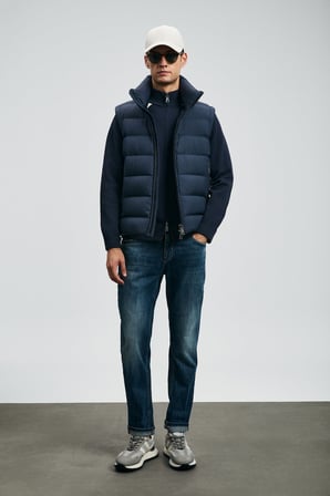 Lufian Erkek Lukas Spor Slim Fit Jean Pantolon 112200231 Mavi