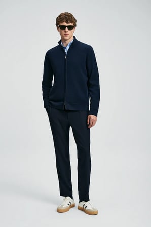 Sterno Smart Erkek Chino Pantolon Slim Fit Lacivert