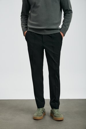 Sımon Smart Erkek Chino Pantolon Slim Fit Siyah