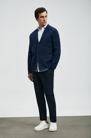 Sımon Smart Erkek Chino Pantolon Slim Fit Lacivert