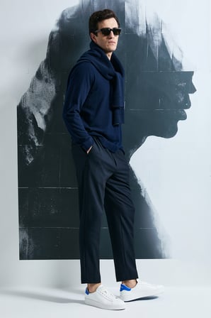 Maxıma Smart Erkek Chino Pantolon Slim Fit Lacivert