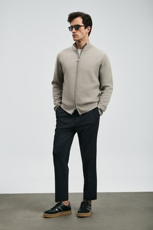 Strus Smart Erkek Chino Pantolon Slim Fit Siyah