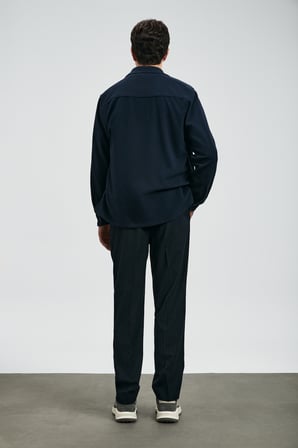 Ronald Smart Erkek Chino Pantolon Comfort Fit Lacivert
