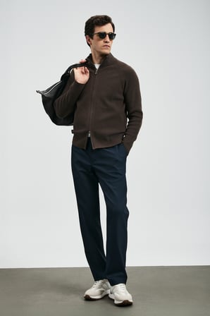 Amber Smart Erkek Chino Pantolon Slim Fit Lacivert