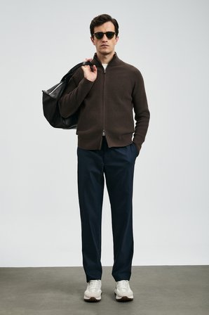 Amber Smart Erkek Chino Pantolon Slim Fit Lacivert