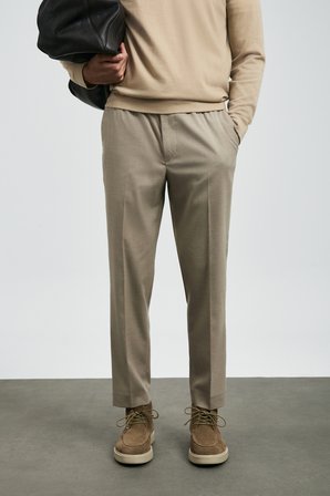 Amber Smart Erkek Chino Pantolon Slim Fit Bej