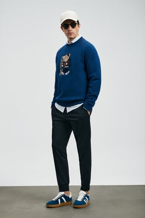 Pıto Jogger Pantolon Slim Fit Lacivert