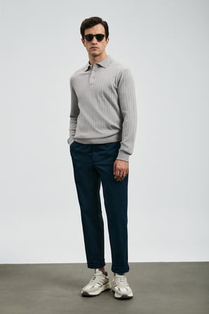 Rumı Smart Erkek Chino Pantolon Slim Fit Lacivert