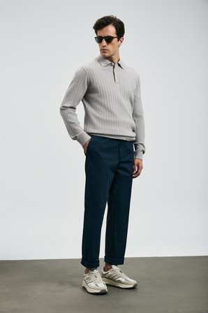 Rumı Smart Erkek Chino Pantolon Slim Fit Lacivert