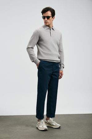Rumı Smart Erkek Chino Pantolon Slim Fit Lacivert