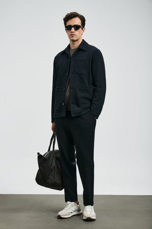 Copernı Smart Erkek Chino Pantolon Slim Fit Siyah