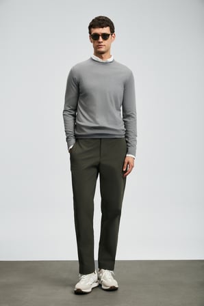 Daren Smart Erkek Chino Pantolon Slim Fit Haki