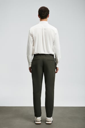 Daren Smart Erkek Chino Pantolon Slim Fit Haki
