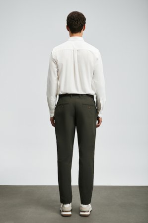 Daren Smart Erkek Chino Pantolon Slim Fit Haki