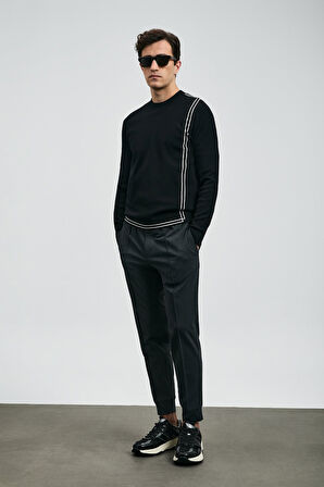 Lufian Farm Erkek Kazak Siyah 112090166