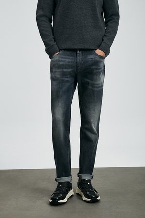 Hegel Spor Jean Erkek Pantolon Slim Fit Gri