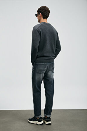 Lufian Erkek Hegel Spor Slim Fit Jean Pantolon 112200265 Gri