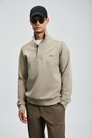 Lufian Erkek Wonder Sweatshirt 112030185 Bej
