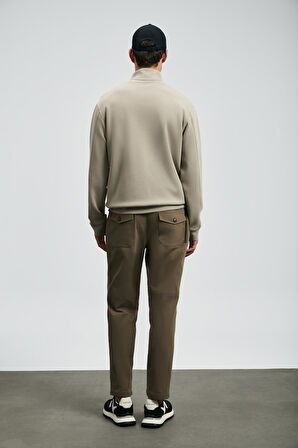 Lufian Erkek Wonder Sweatshirt 112030185 Bej