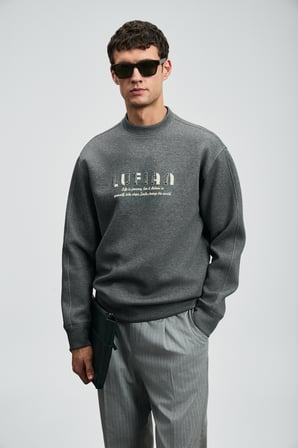Oracle Erkek Sweatshirt Antrasit