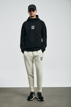 Snow Erkek Sweatshirt Siyah