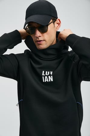 Snow Erkek Sweatshirt Siyah