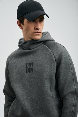 Snow Erkek Sweatshirt Antrasit