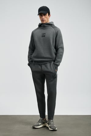 Snow Erkek Sweatshirt Antrasit
