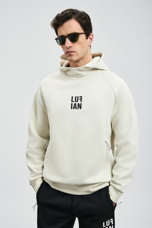Snow Erkek Sweatshirt Kırık Beyaz