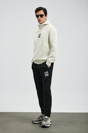 Snow Erkek Sweatshirt Kırık Beyaz