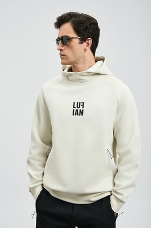 Snow Erkek Sweatshirt Kırık Beyaz
