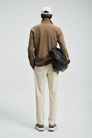 Lufian Erkek Rocky Smart Polo T-Shirt 112040044 Deve Tüyü