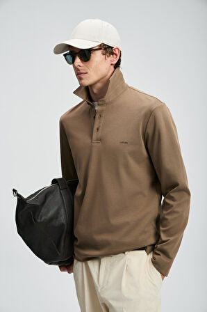 Lufian 112040044 Rocky Smart Polo Tişört Erkek Sweatshirt