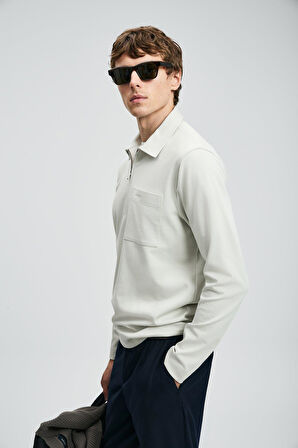 Lufian Erkek Lucas Polo Sweatshirt 112040043