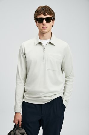 Lucas Smart Erkek Polo Tişört Gri