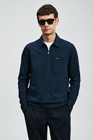 Lufian 112040043 Lucas Smart Polo Tişört Erkek Sweatshirt