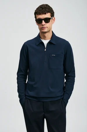 Lucas Smart Erkek Polo Tişört Koyu Lacivert