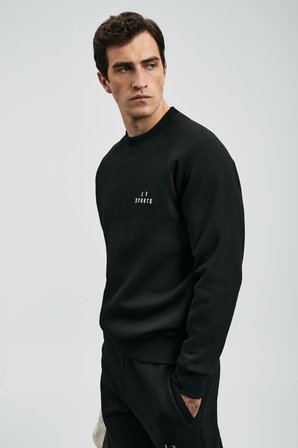 Sıgma Erkek Sweatshirt Siyah