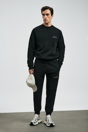Sıgma Erkek Sweatshirt Siyah