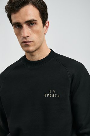 Sıgma Erkek Sweatshirt Siyah