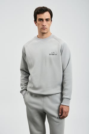 Sıgma Erkek Sweatshirt Açık Gri