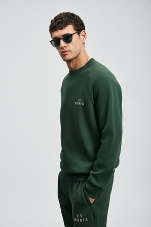 Sıgma Erkek Sweatshirt Çimen Yeşili