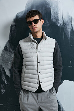 Lufian Soon Kaz Tüyü Erkek Yelek 112130027