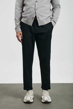 Rumı Smart Erkek Chino Pantolon Slim Fit Siyah
