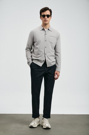 Rumı Smart Erkek Chino Pantolon Slim Fit Siyah