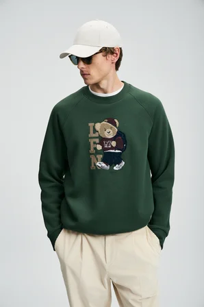 Storm Erkek Sweatshirt Çimen Yeşili