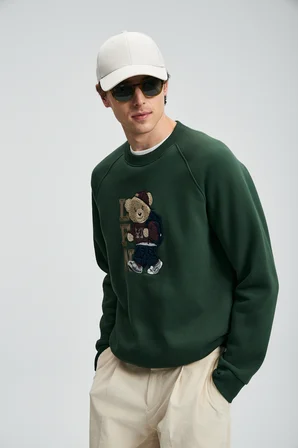 Storm Erkek Sweatshirt Çimen Yeşili