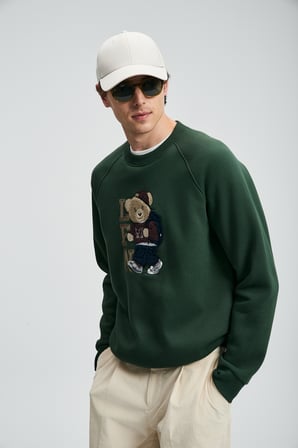 Storm Erkek Sweatshirt Çimen Yeşili