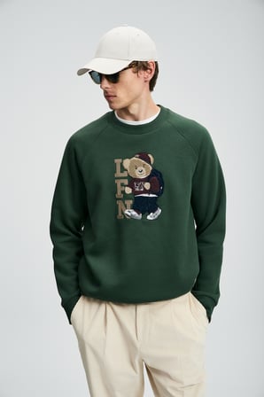 Storm Erkek Sweatshirt Çimen Yeşili