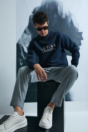 Oracle Erkek Sweatshirt Lacivert